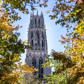 Harkness Tower in Fall